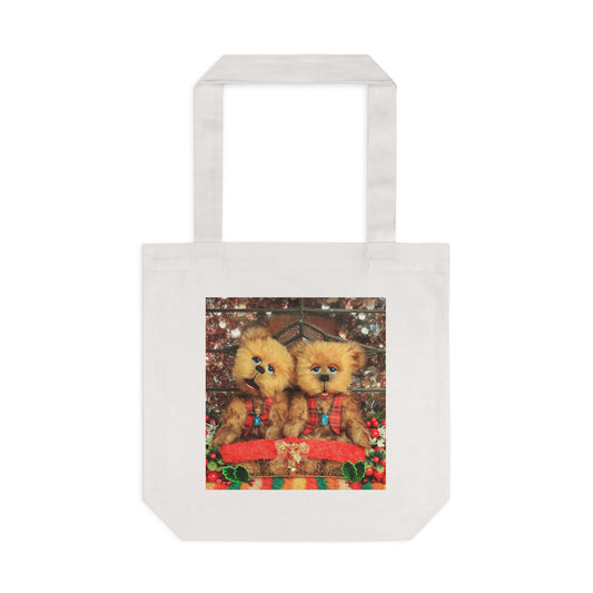 Adorable Pet-Themed Cotton Tote Bag, Cute Animal Lovers Gift, Shopping Bag, Eco-Friendly, Pet Portrait Design, Fun & Functional