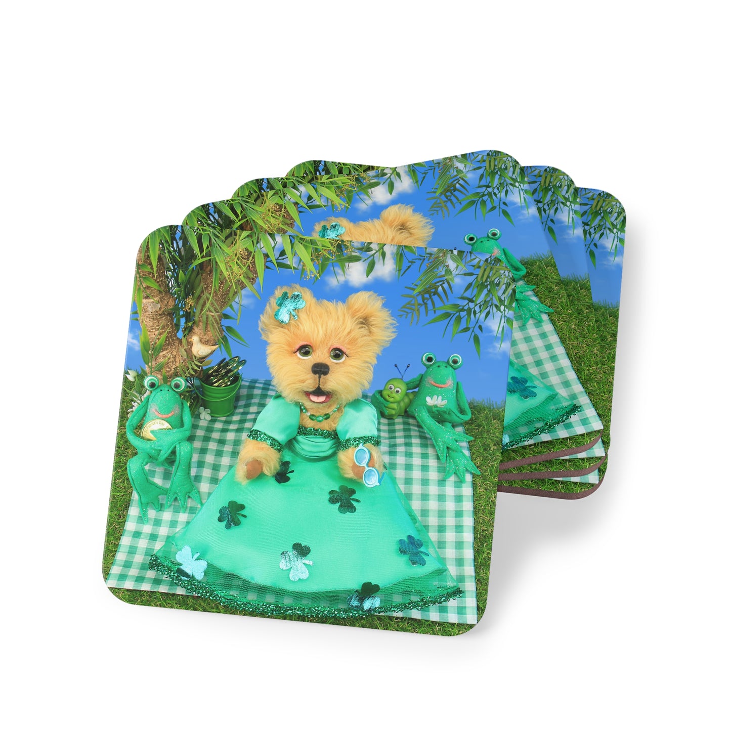Charming Animal Coasters - Cute Bear and Frog Design, Eco-Friendly Drink Coasters, Unique Home Decor, Perfect Gift for All Occasions, [...]