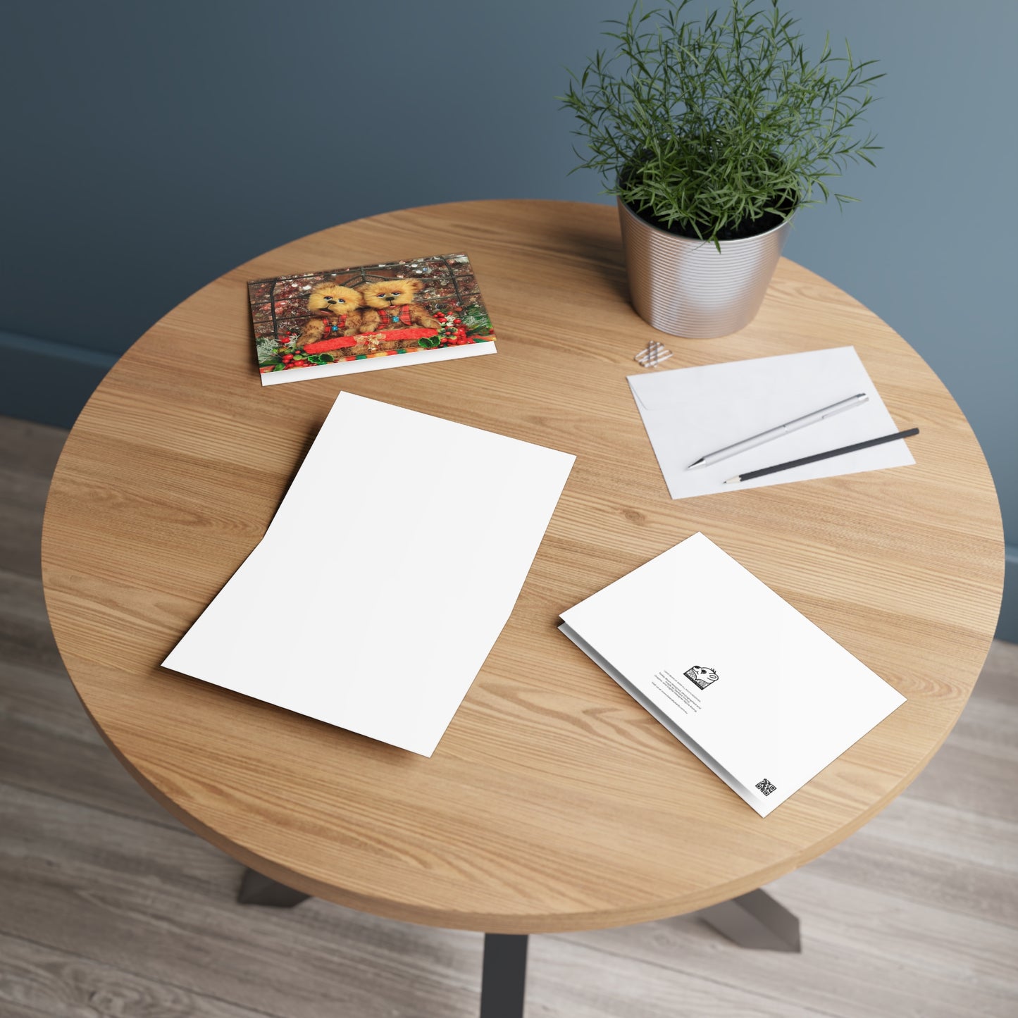 Twin Bears Greeting Cards, Cute Animal Cards, Birthday Wishes, Gift Cards, Kids Party Supplies