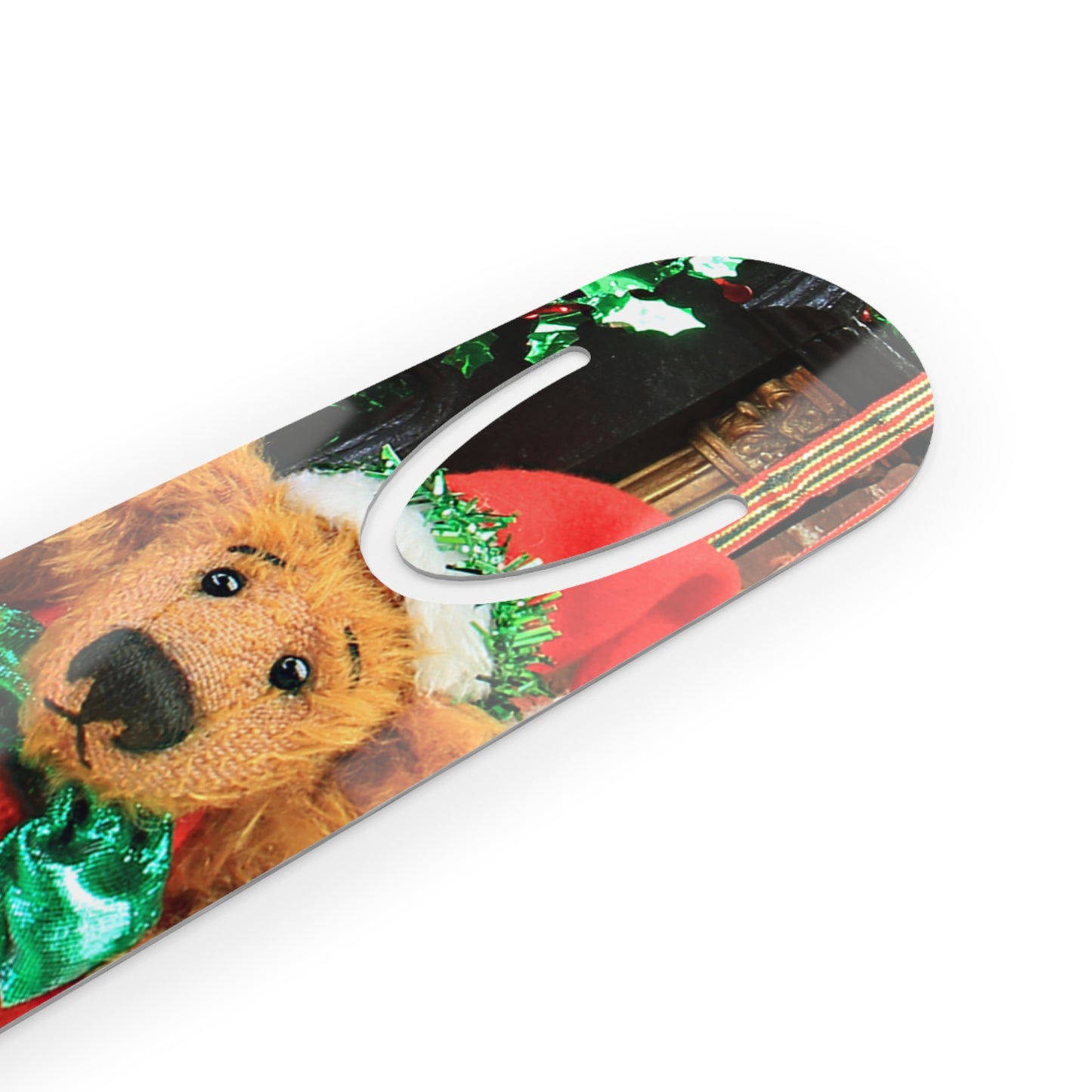 Charming Aluminium Holiday Bookmark, Cute Animal Design, Christmas Gift, Book Lover Accessory, Stocking Stuffer, Reading Companion