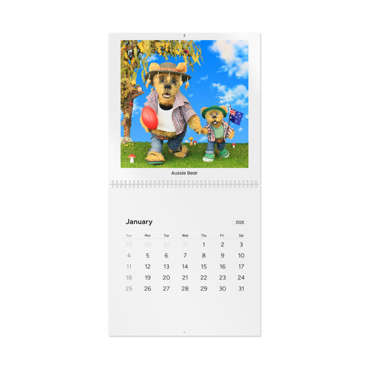 Standard Square Wall Calendar (2026) - Cute Animal Themes for Everyday Planning, Yearly Organizer, Home Decor, Gift Idea, Monthly Planner