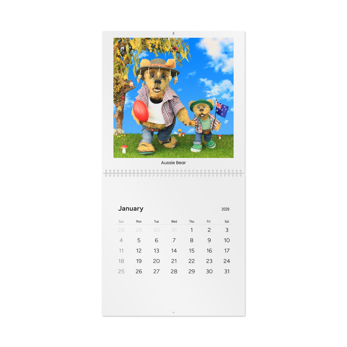 Standard Square Wall Calendar (2026) - Cute Animal Themes for Everyday Planning, Yearly Organizer, Home Decor, Gift Idea, Monthly Planner