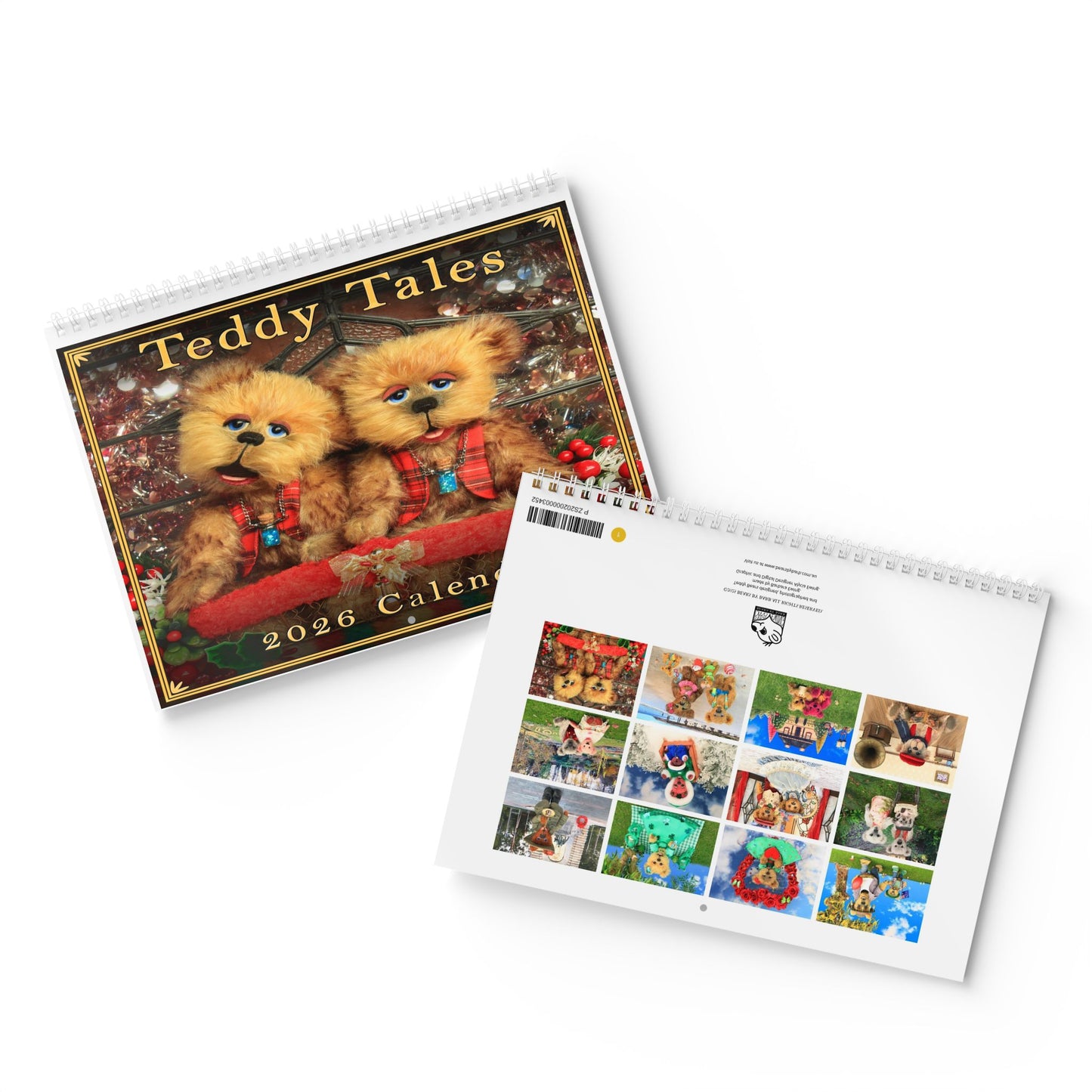 Standard Wall Calendar (2026) - Cute Animal Themes for Everyday Planning, Yearly Organizer, Home Decor, Gift Idea, Monthly Planner