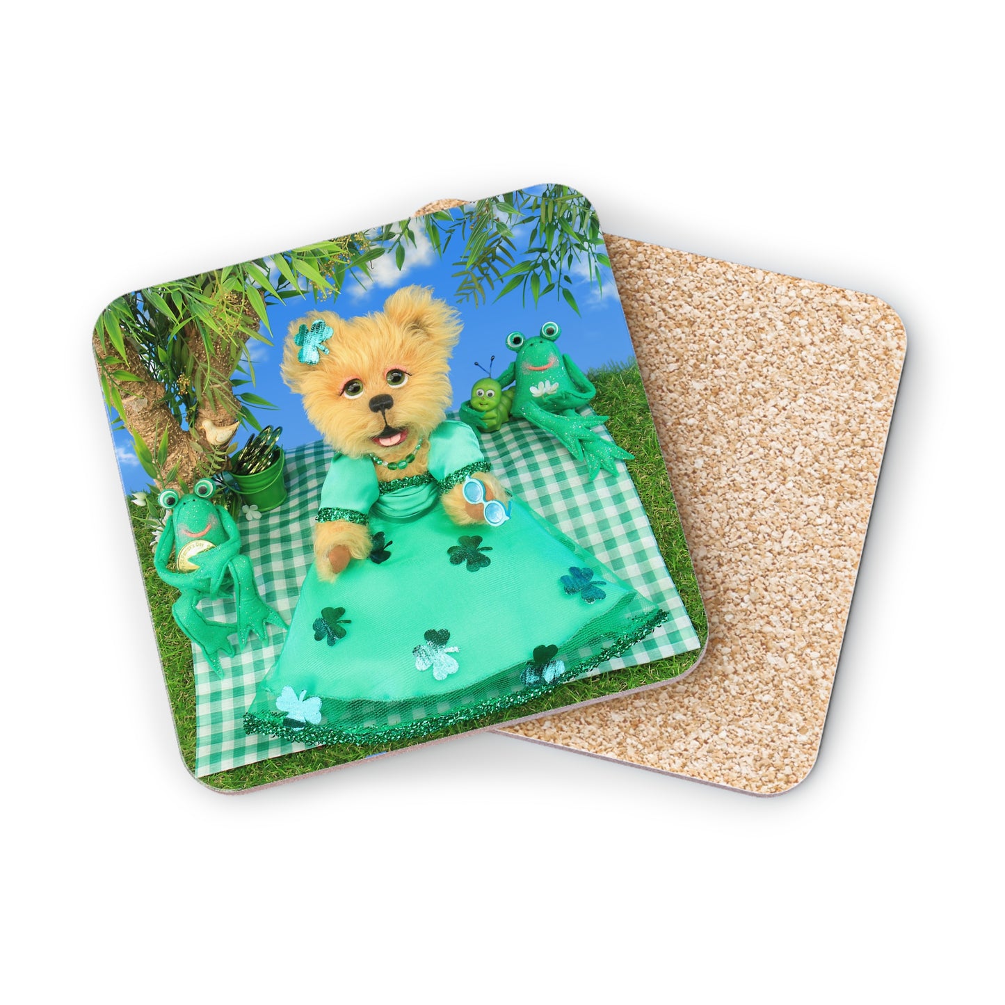 Charming Animal Coasters - Cute Bear and Frog Design, Eco-Friendly Drink Coasters, Unique Home Decor, Perfect Gift for All Occasions, [...]