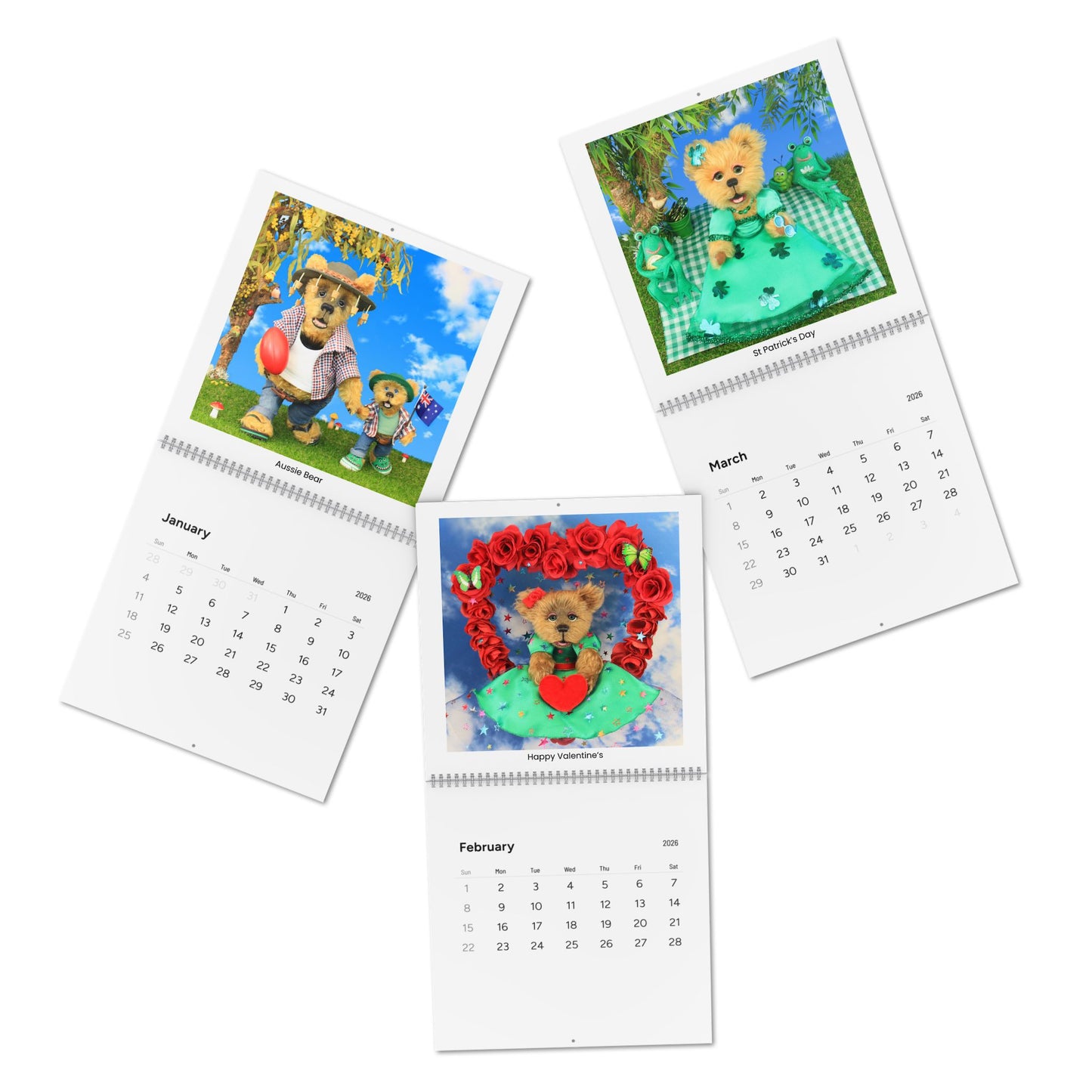 Standard Square Wall Calendar (2026) - Cute Animal Themes for Everyday Planning, Yearly Organizer, Home Decor, Gift Idea, Monthly Planner