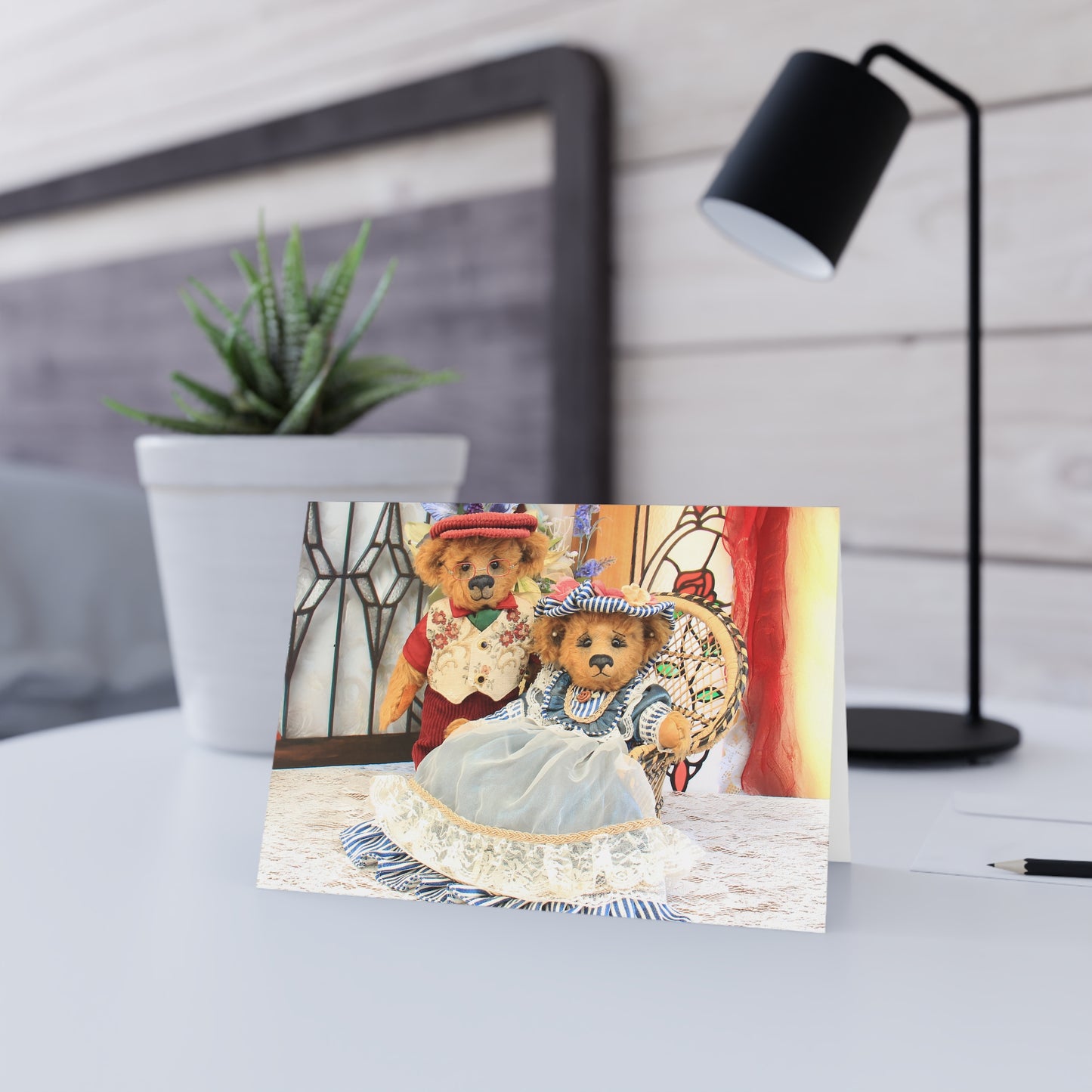 Victorian Teddy Bear Greeting Cards, Cute Animal Cards, Birthday Wishes, Gift Cards, Kids Party Supplies