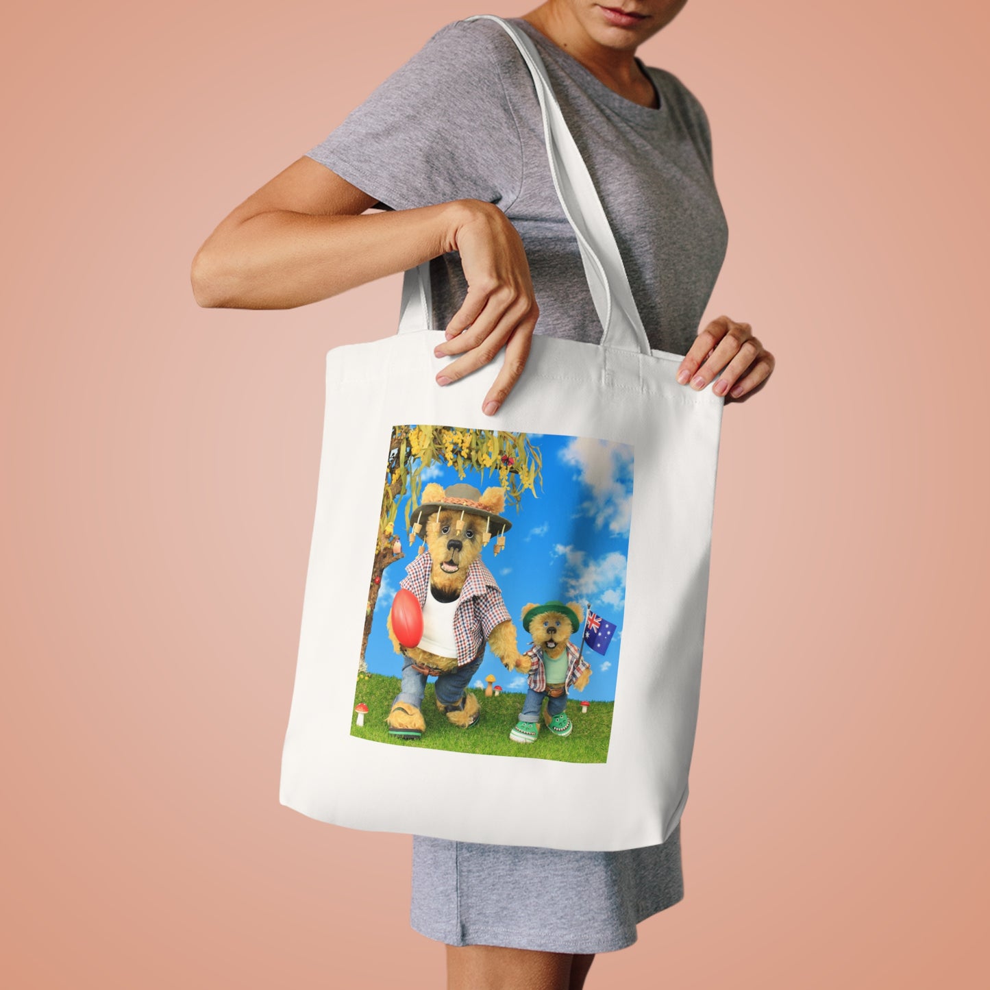 Whimsical Family Cotton Tote Bag, Cute Tote for Kids, Family Outings, Beach Trips, Eco-Friendly Shopping Bag, Children's Events, Gifts [...]